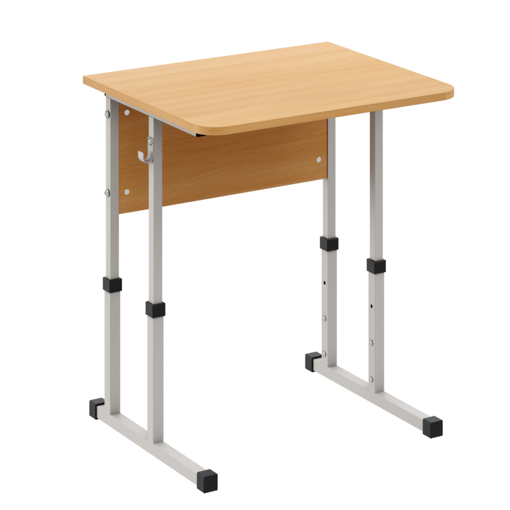 Стіл учнівський одномісний з регулюванням висоти УСР 10, № 4-6 МЕБЛІ ТЕХНОСТИЛЬ